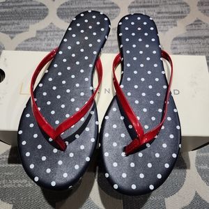 NEW LC LAUREN CONRAD VALENCIA DOT SANDAL SIZE 7